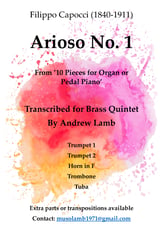 Arioso No. 1 P.O.D cover